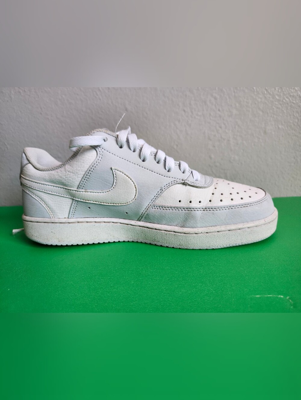 Nike Court Vision Low Next Nature White Grey Sneakers Women's Size 9.5